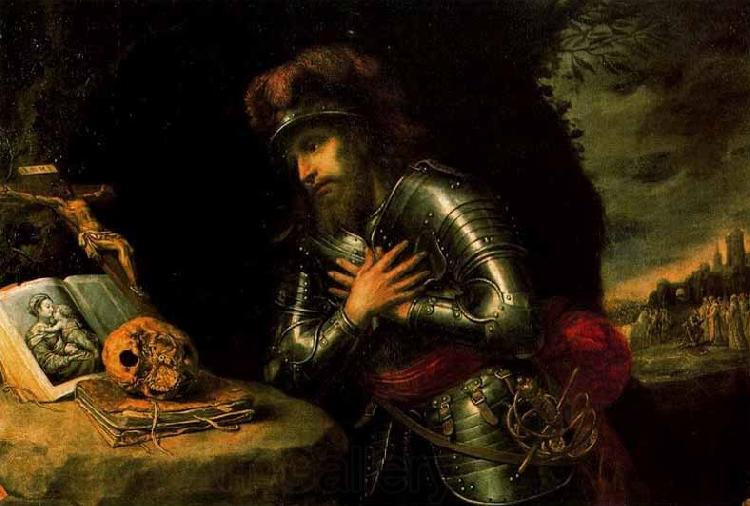 Antonio de Pereda Saint William of Aquitaine France oil painting art